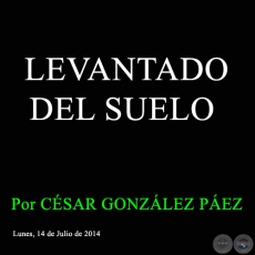 LEVANTADO DEL SUELO - Por CSAR GONZLEZ PEZ - Lunes, 14 de Julio de 2014